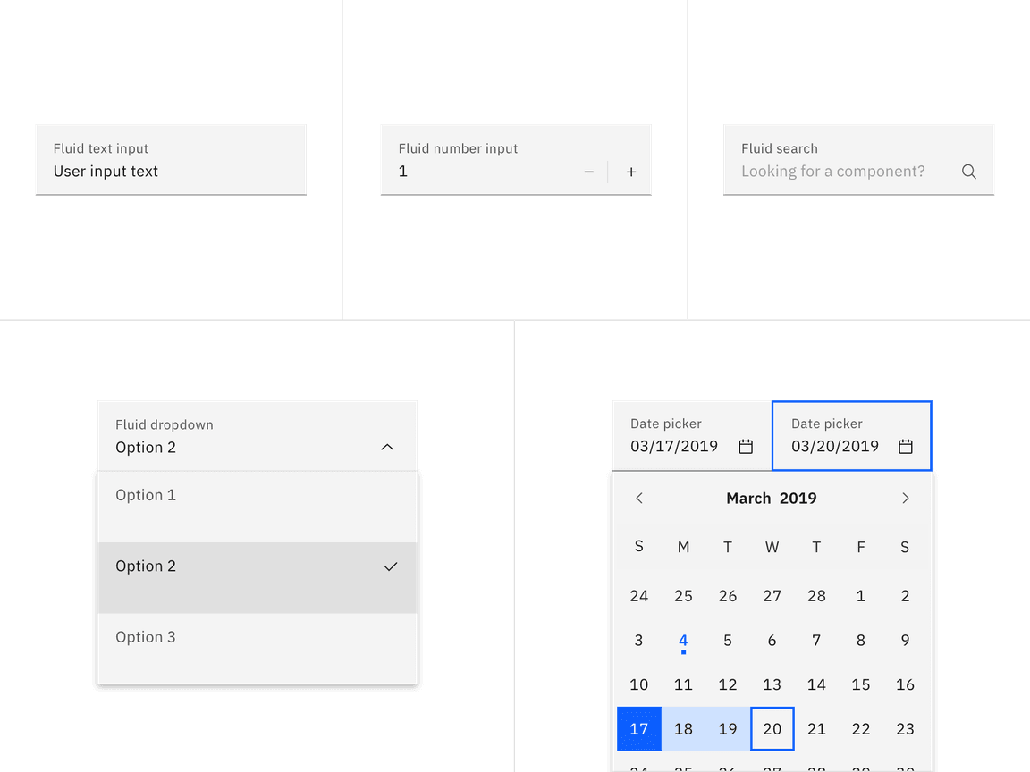 Examples of fluid components